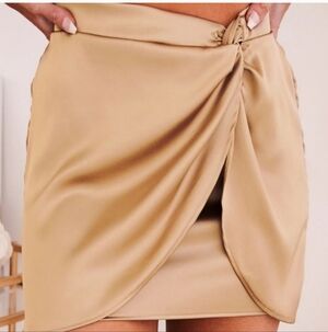 Elegant Tan Skirt
